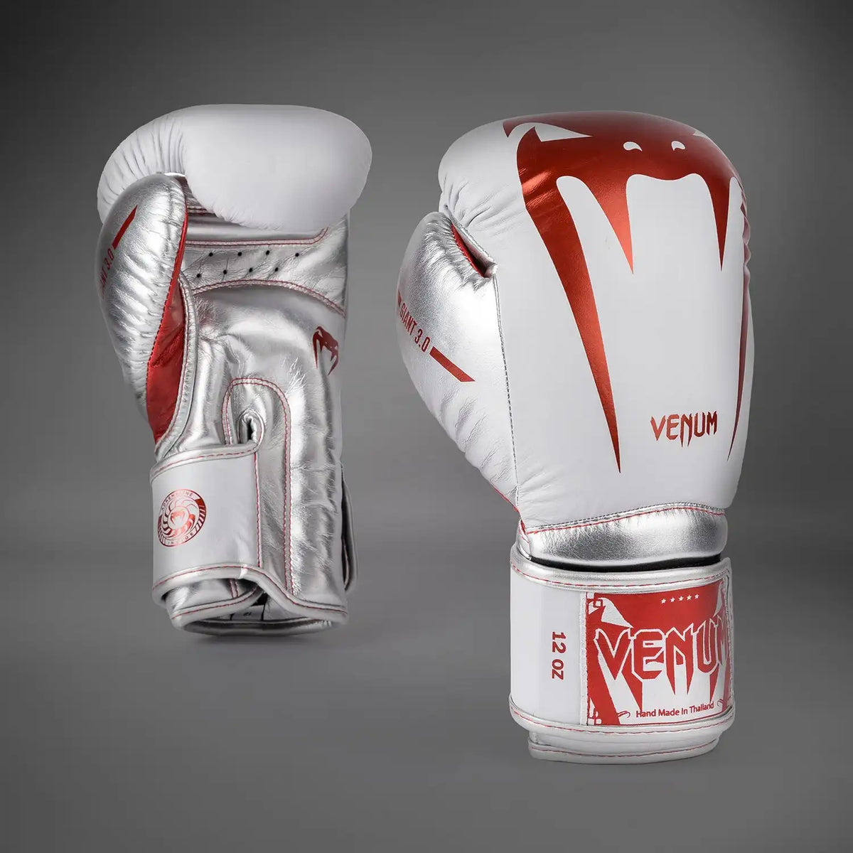 Venum Giant 3.0 Boxing gloves - Red/Silver - Special Edition