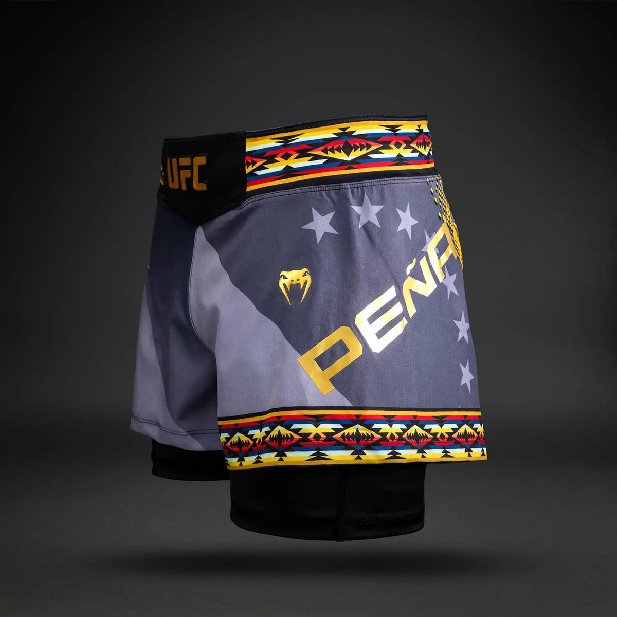 Women’s UFC Unrivaled by Venum Black Julianna Peña Short Fit Fight Short