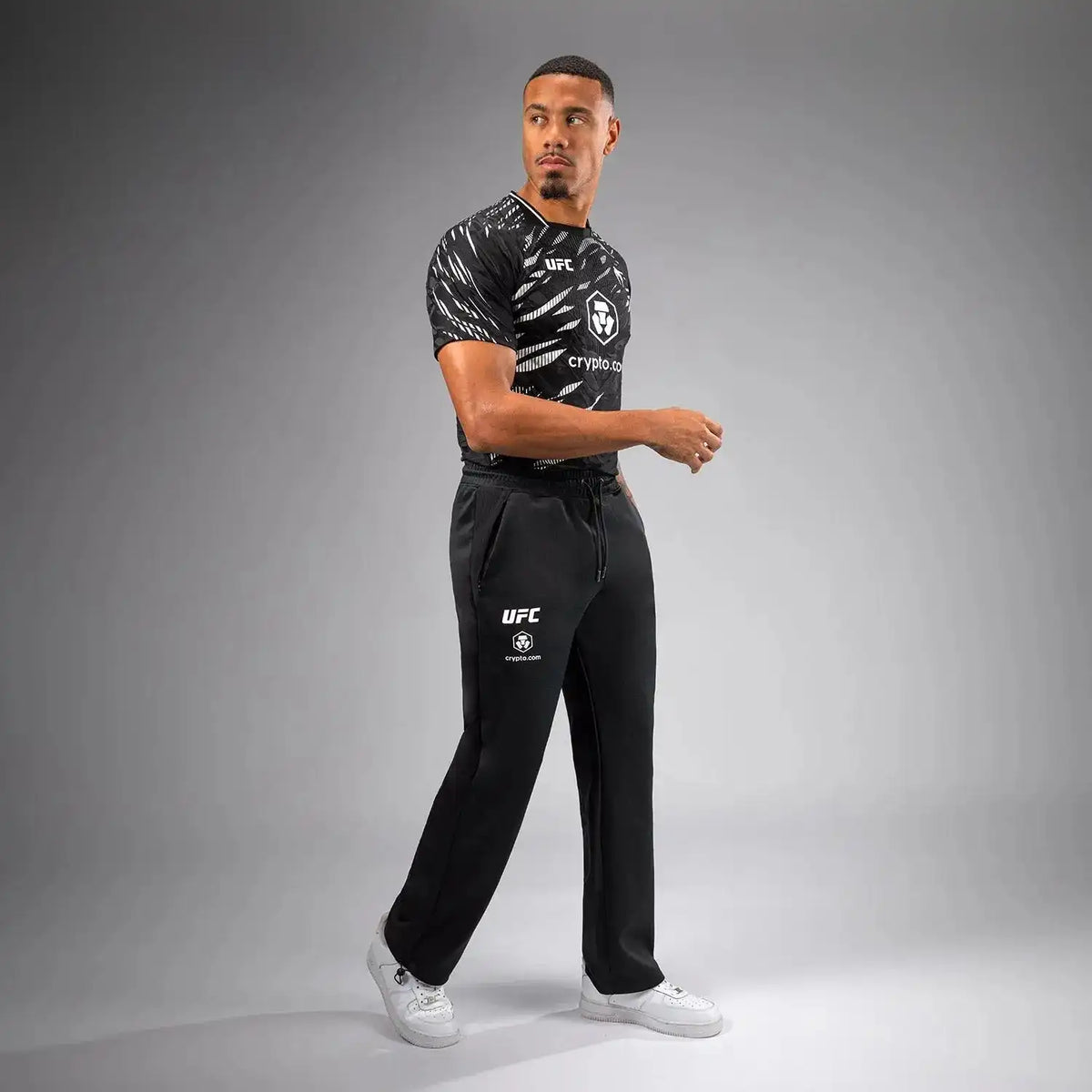 UFC Fusion by Venum Authentic Fight Night Men’s Straight Leg Walkout Pant - Black