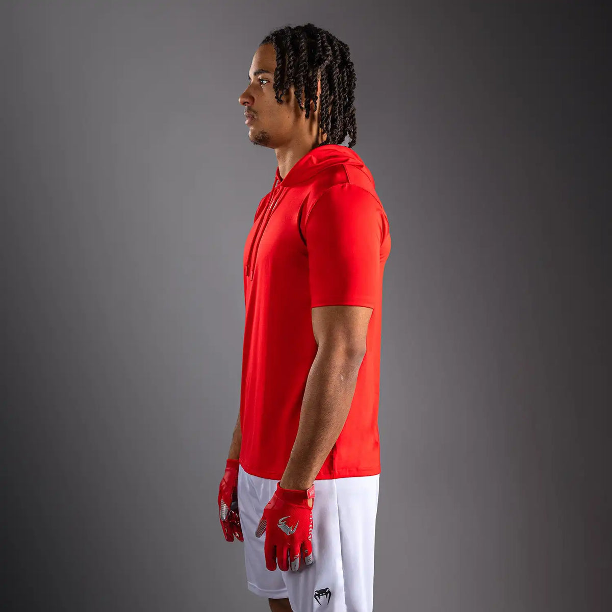Venum Elite Personalized Short Sleeve Dry-Tech Hoodie - Red
