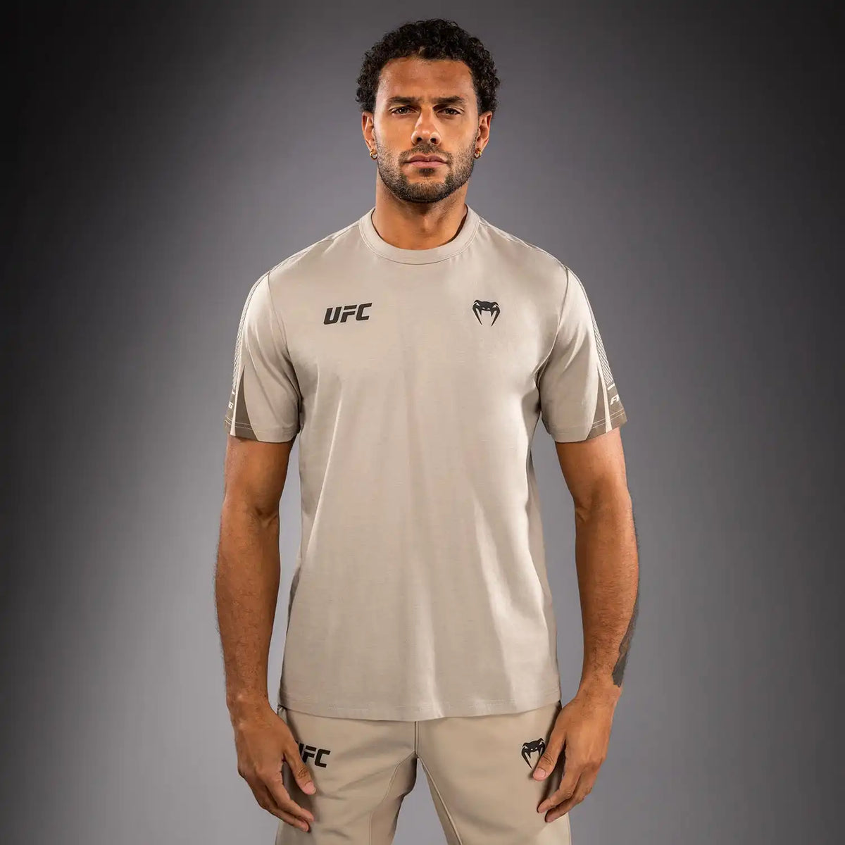 Venum UFC Unity by Venum Authentic Fight Week Men's Short Sleeve T-Shirt - Sand