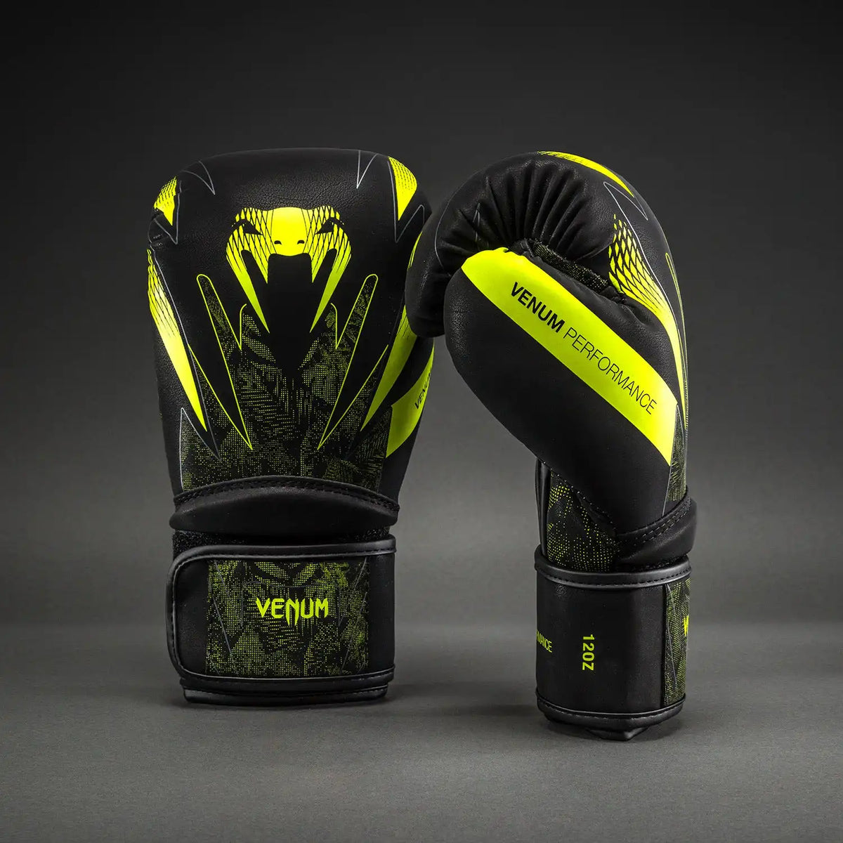 Venum Impact Amazonia Reborn Boxing Gloves - Black/Green