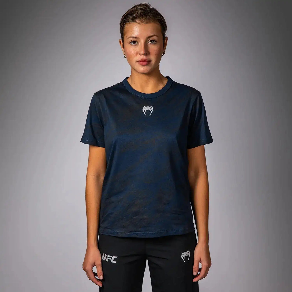 UFC Fusion by Venum Fight Week Women’s Short Sleeve Cotton T-Shirt - Oceanic Blue