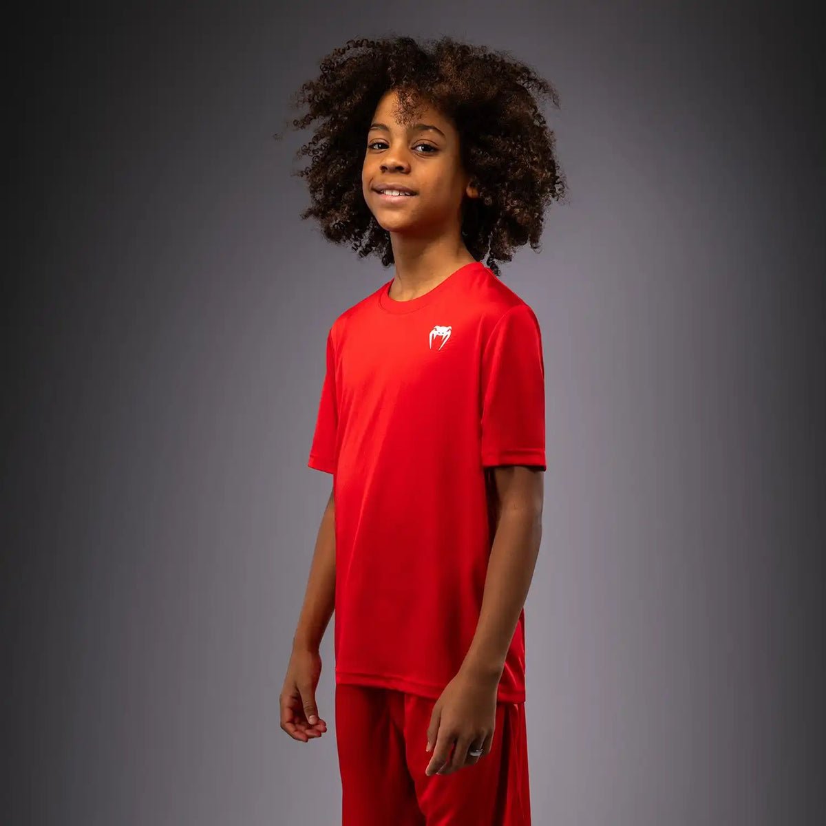 Venum Lineup Youth Performance Short Sleeve T-Shirt Red/White