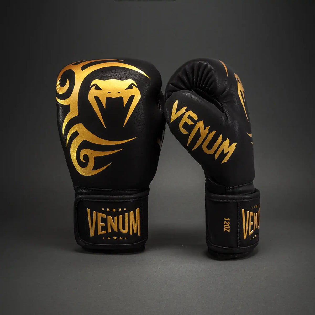 Venum Mike Tyson Replica Boxing Gloves - Black/Gold