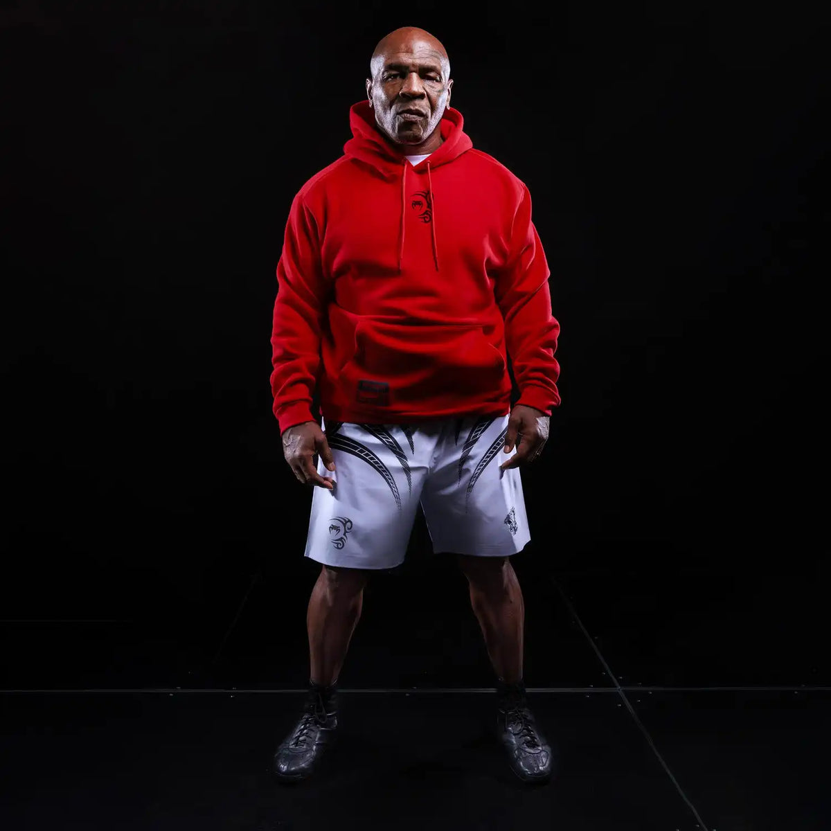 Venum x Mike Tyson Tiger Hoodie - Intense Red/Deep Black