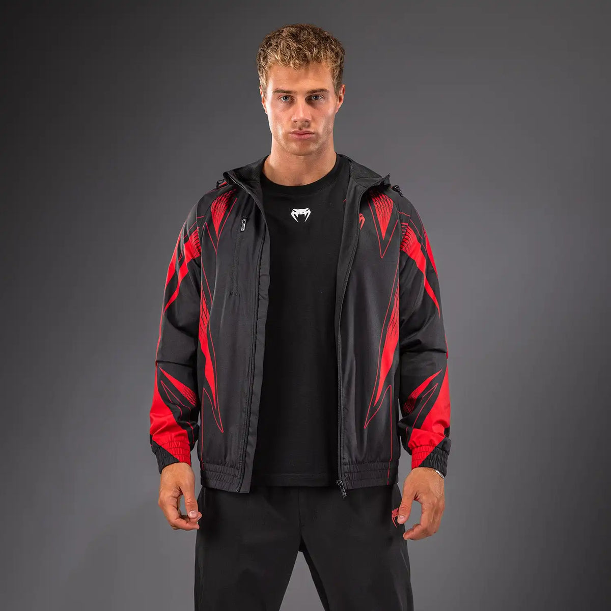 Venum Amazonia Reborn Track Jacket - Black/Red