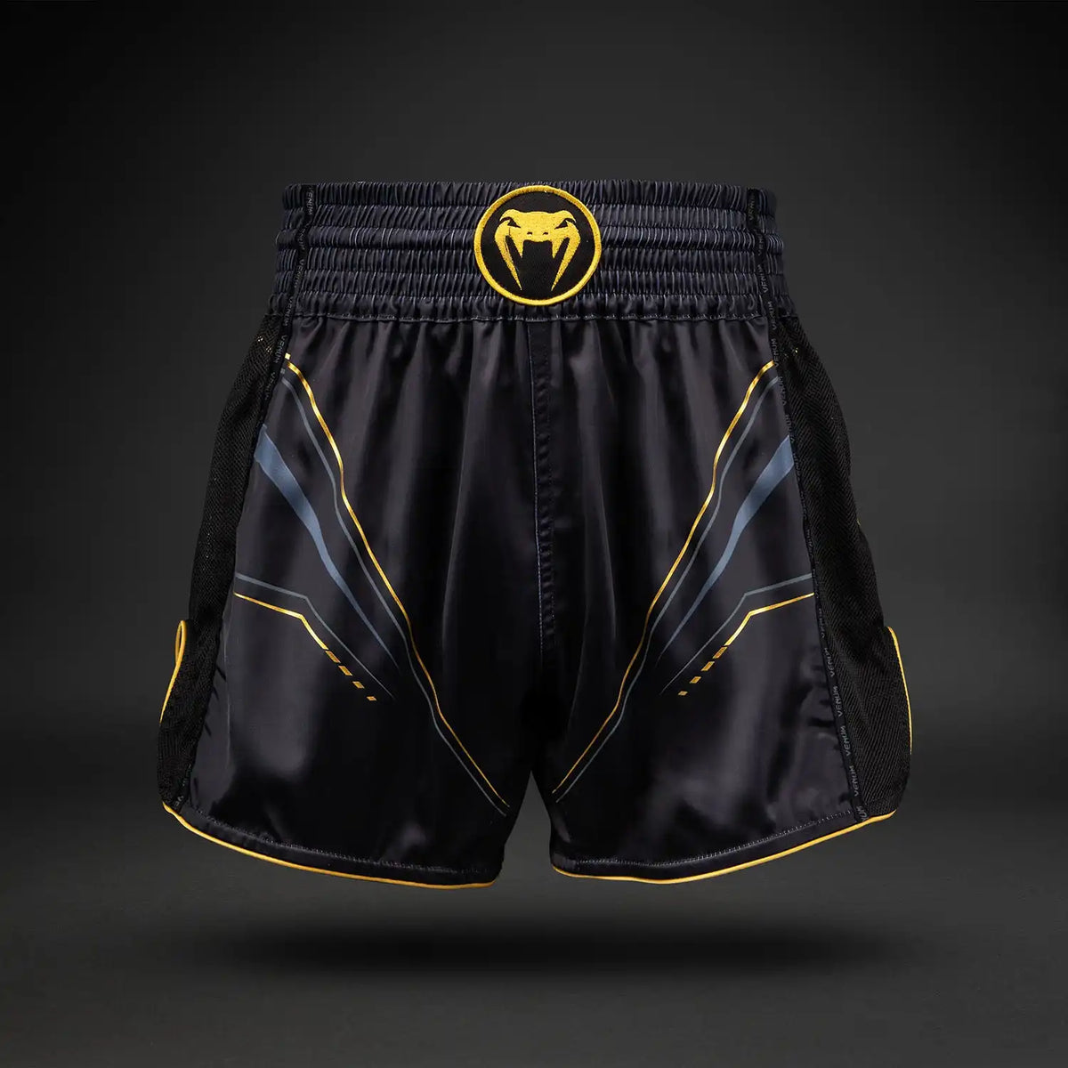 Venum Streamline Muay Thai Shorts - Black/Gold