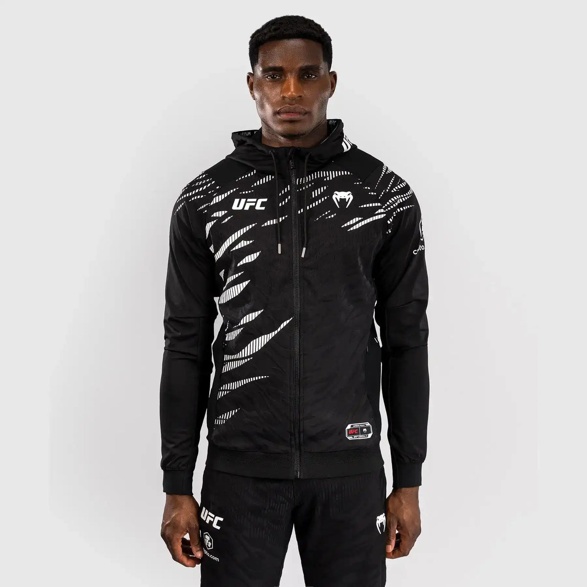 UFC Fusion by Venum Personalized Authentic Fight Night Men's Hoodies - Black