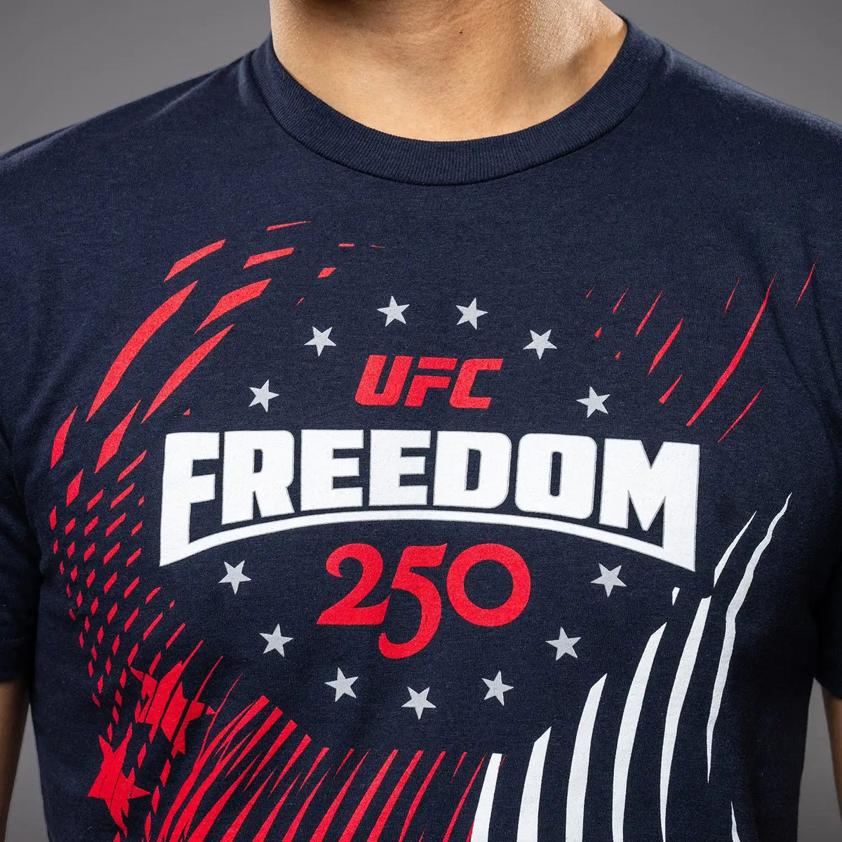 UFC Freedom 250 Official Weigh-In Tshirt - Navy