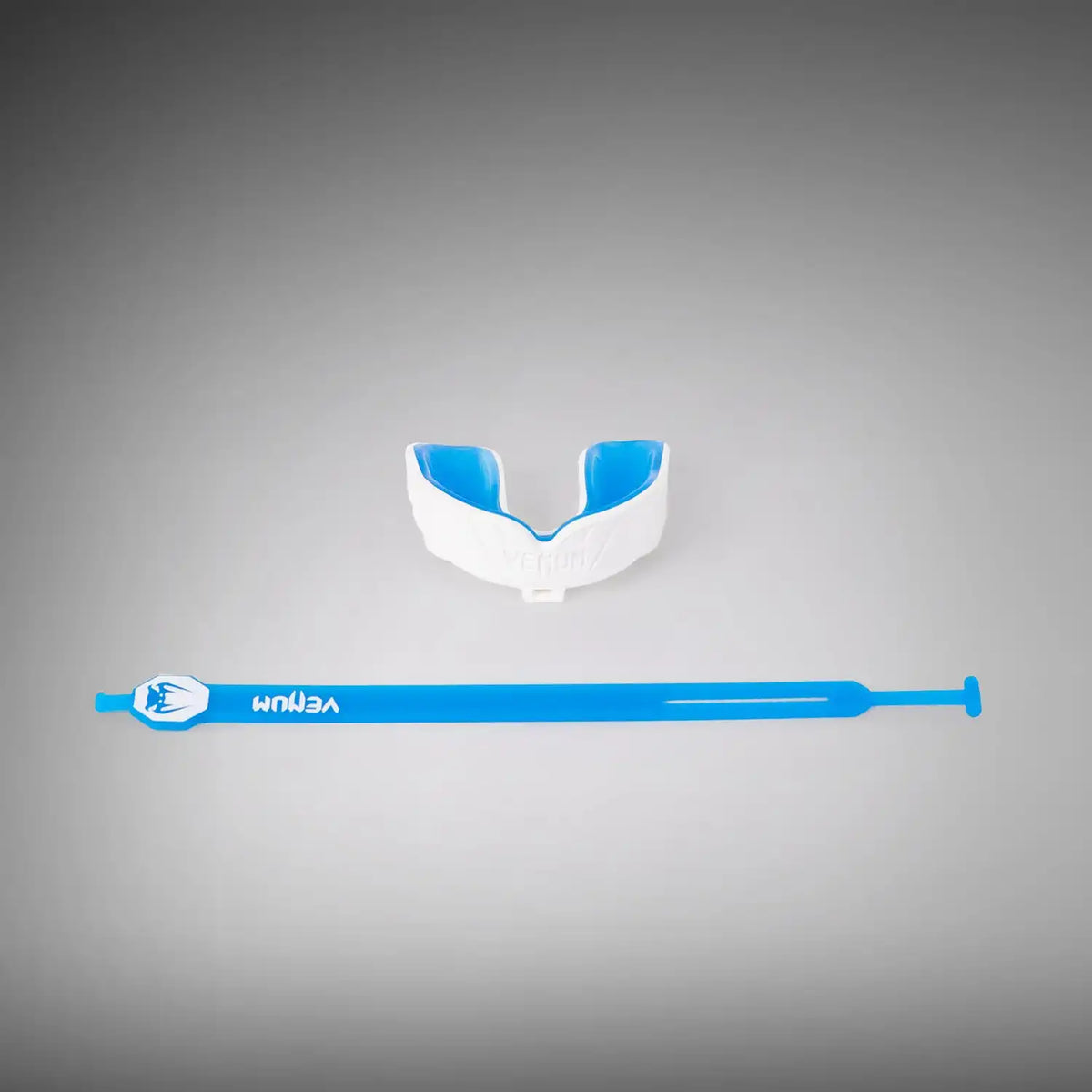 Venum Challenger Mouthguard Strap/Straples - White/Blue