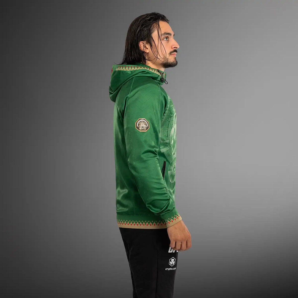 Men’s Noche UFC 2.0 By Venum Green Authentic Fight Night Walkout Hoodie