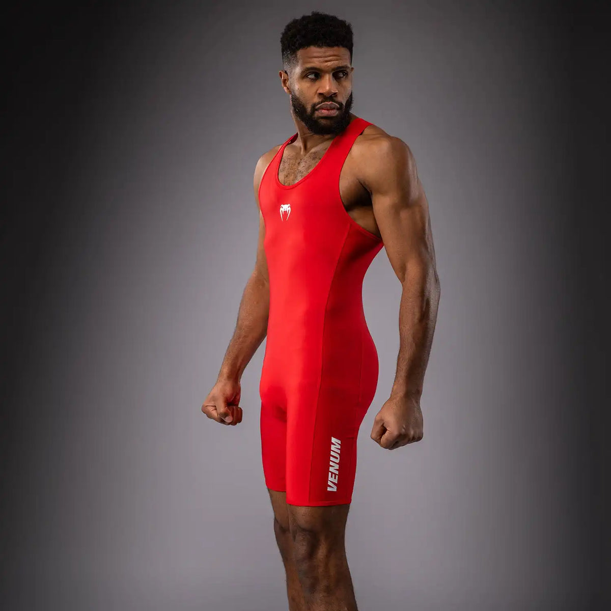 Venum Challenger Men's Wrestling Singlet - Red