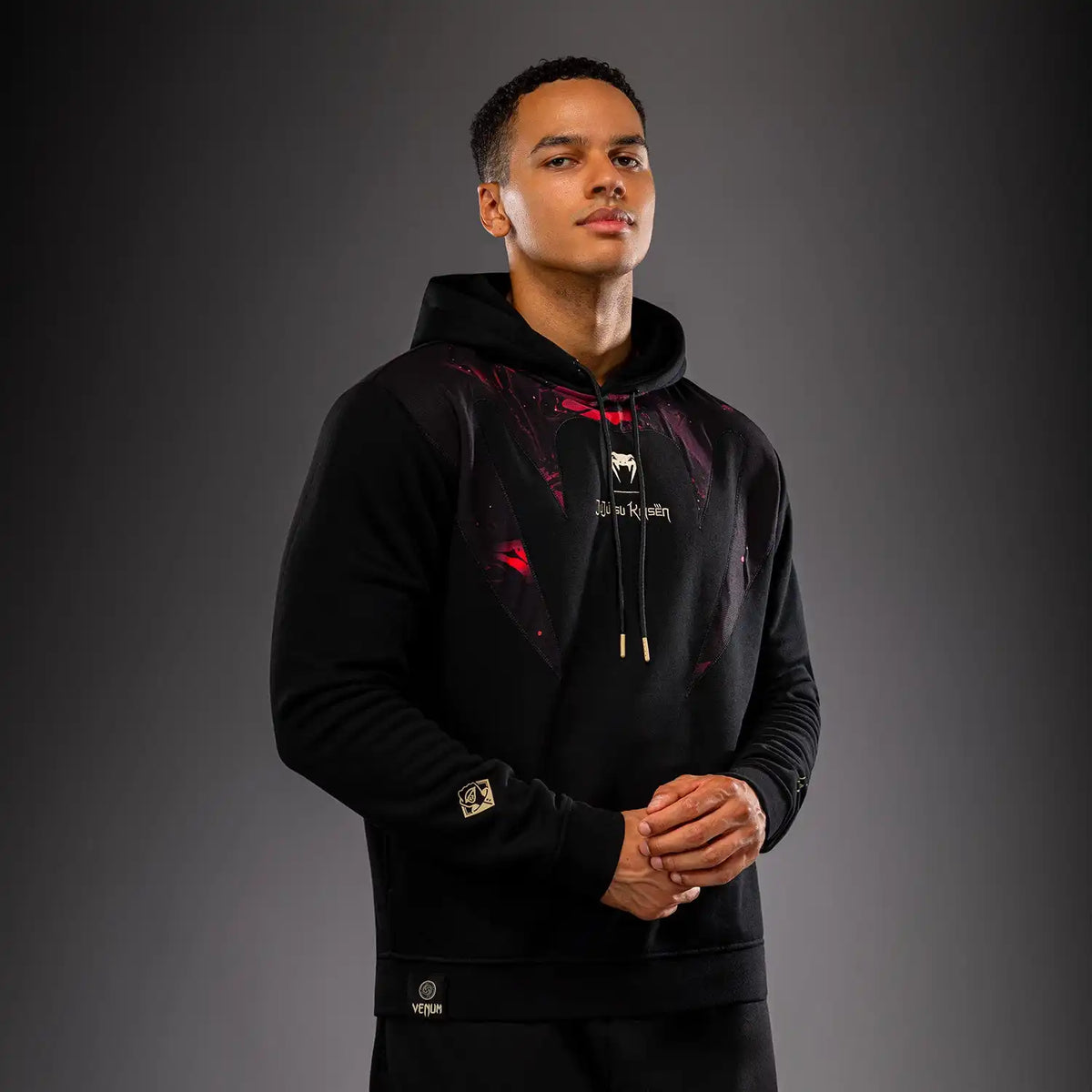 Jujutsu Kaisen x Venum Itadori Hoodie - Black/Red