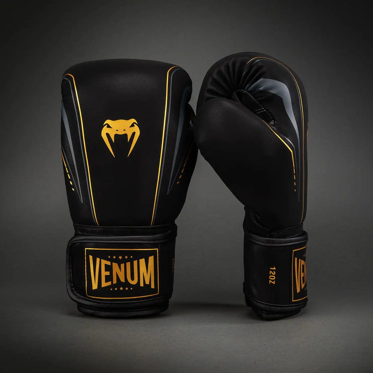 Venum Streamline Boxing Gloves - Black/Gold