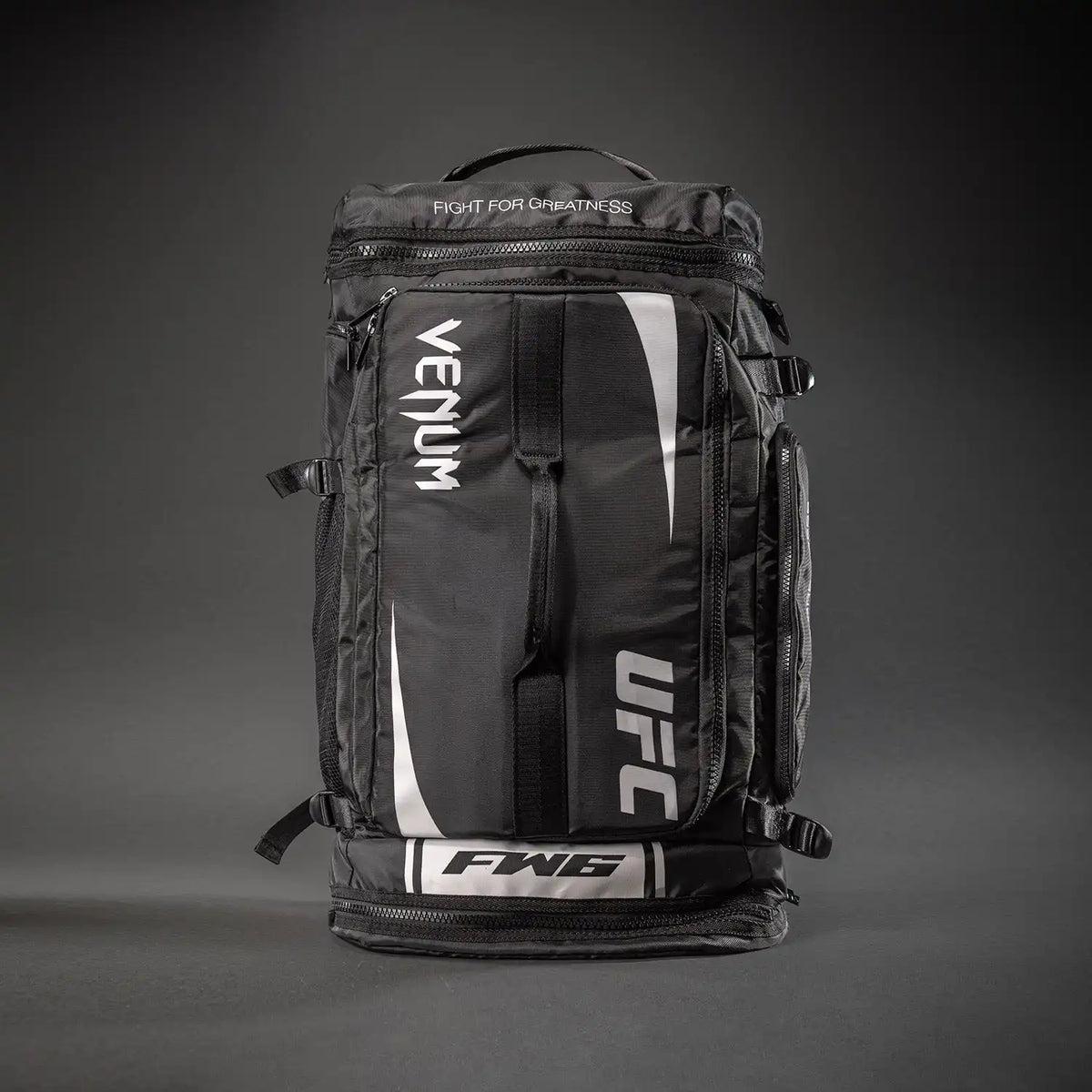 UFC Unity by Venum Authentic Fight Week Gear Bag – Black/White