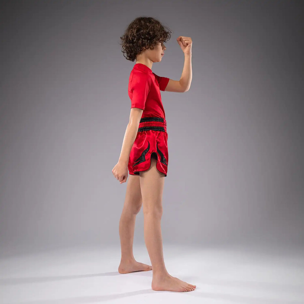 Venum Inferno Kids Muay Thai Shorts - Red