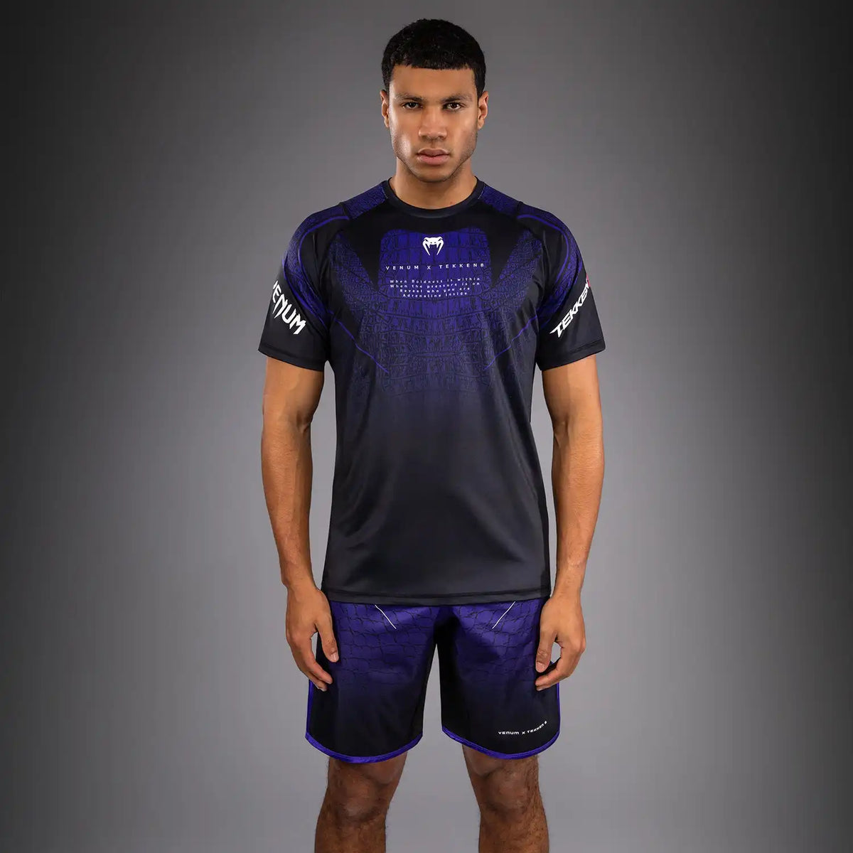 Venum x TEKKEN 8 Dry-Tech T-Shirt - Kazuya - Black/Purple