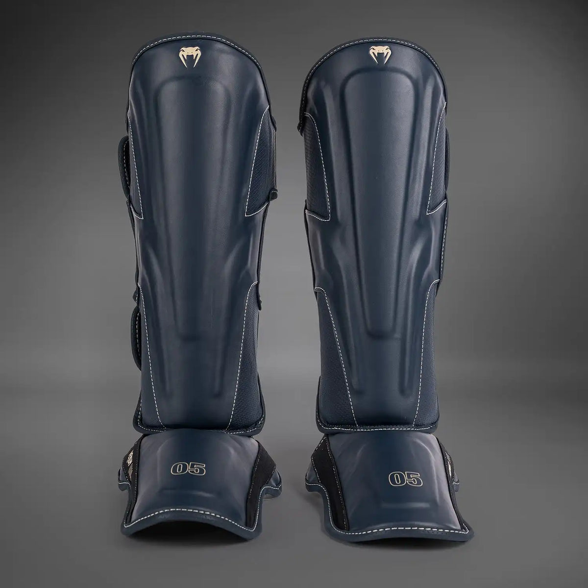 Venum Impact Evo Shin Guards - Icy Blue