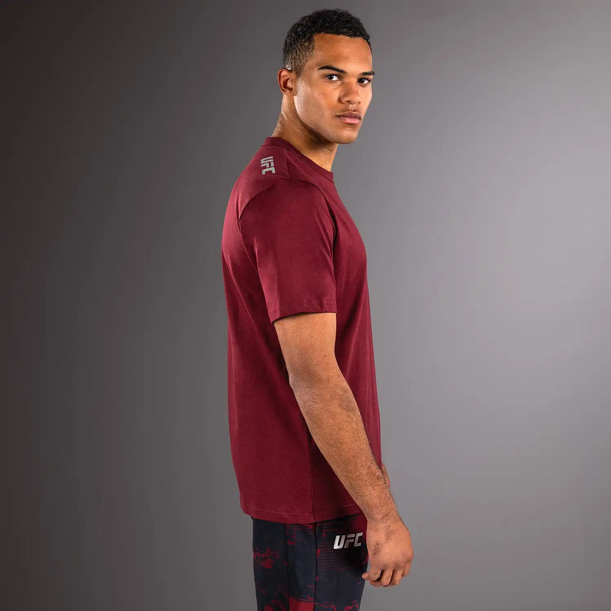 Men's UFC Zenith by Venum Burgundy Authentic Fight Week Short Sleeve T-Shirt