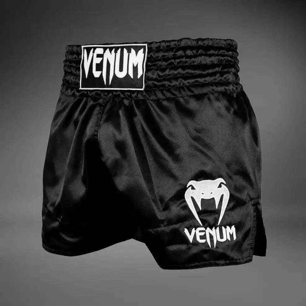 Venum Classic Muay Thai Short - Black/White