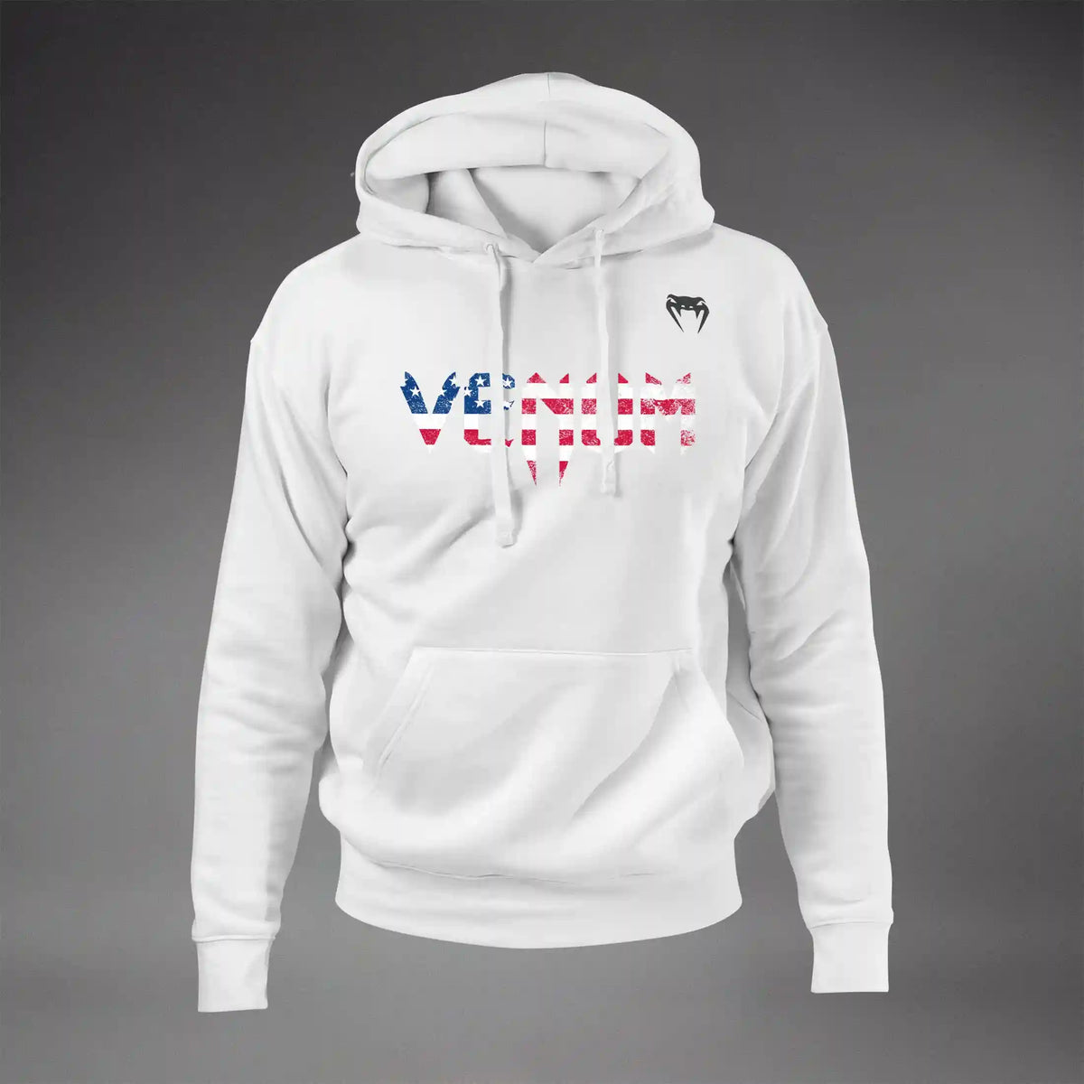Venum Classic USA Hoodie - White/Black