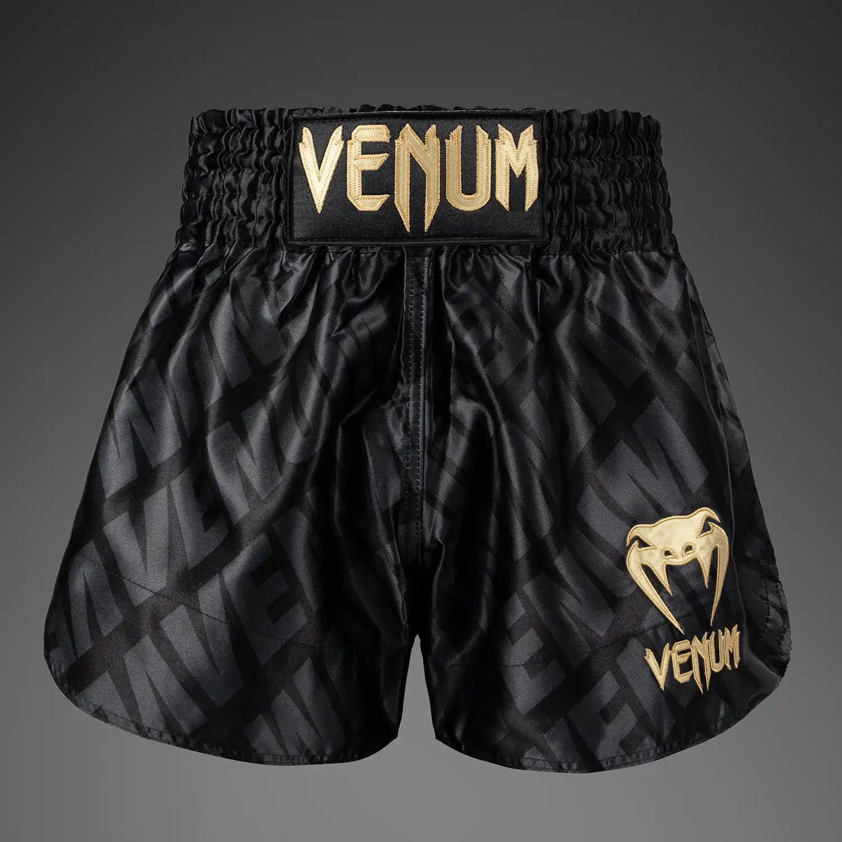 Venum Contender XT Muay Thai Shorts – Black/Gold