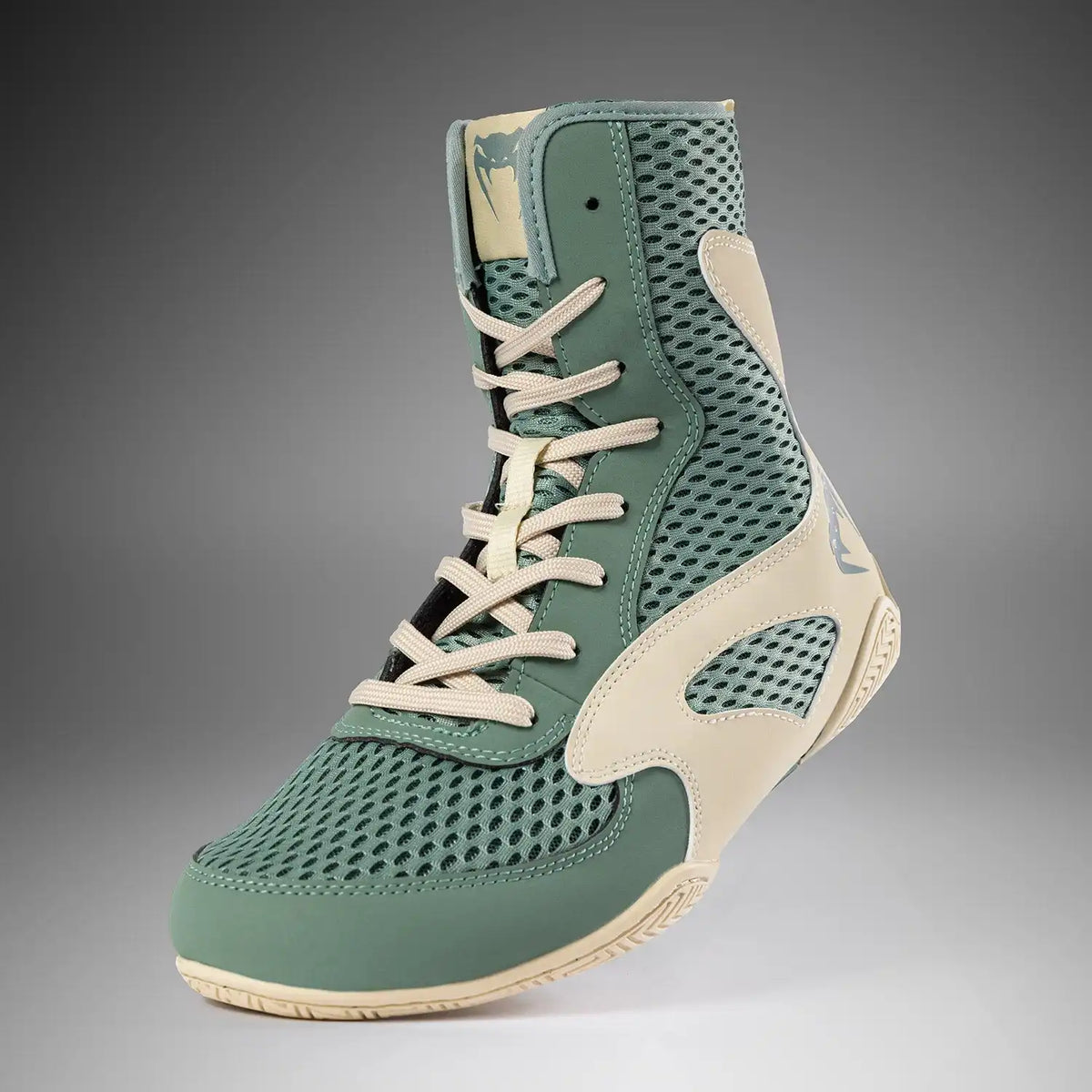 Venum Contender Boxing Shoes - Aqua Green/Ivory