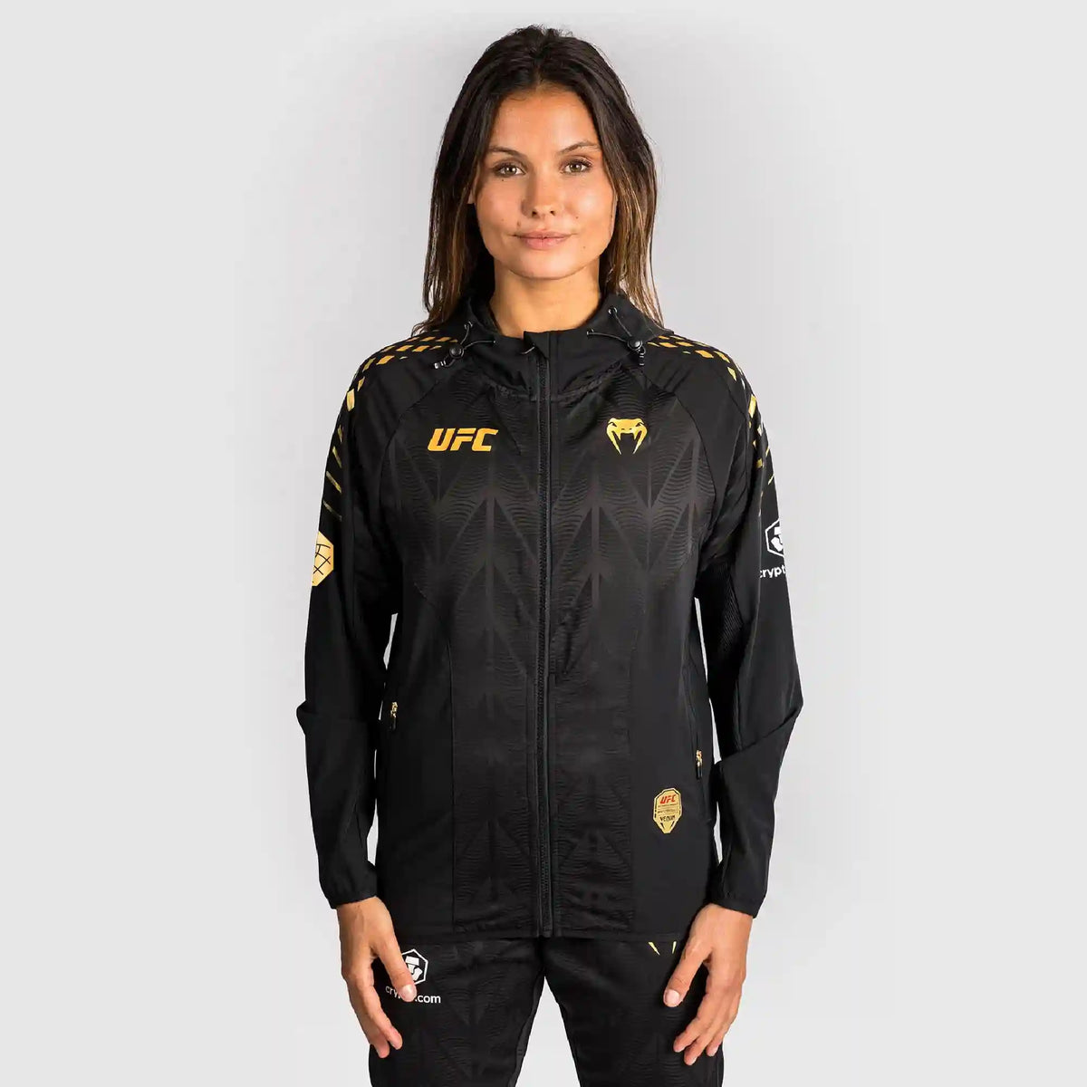 Women's UFC Zenith by Venum Champion Authentic Fight Night Walkout Hoodie - Holloway