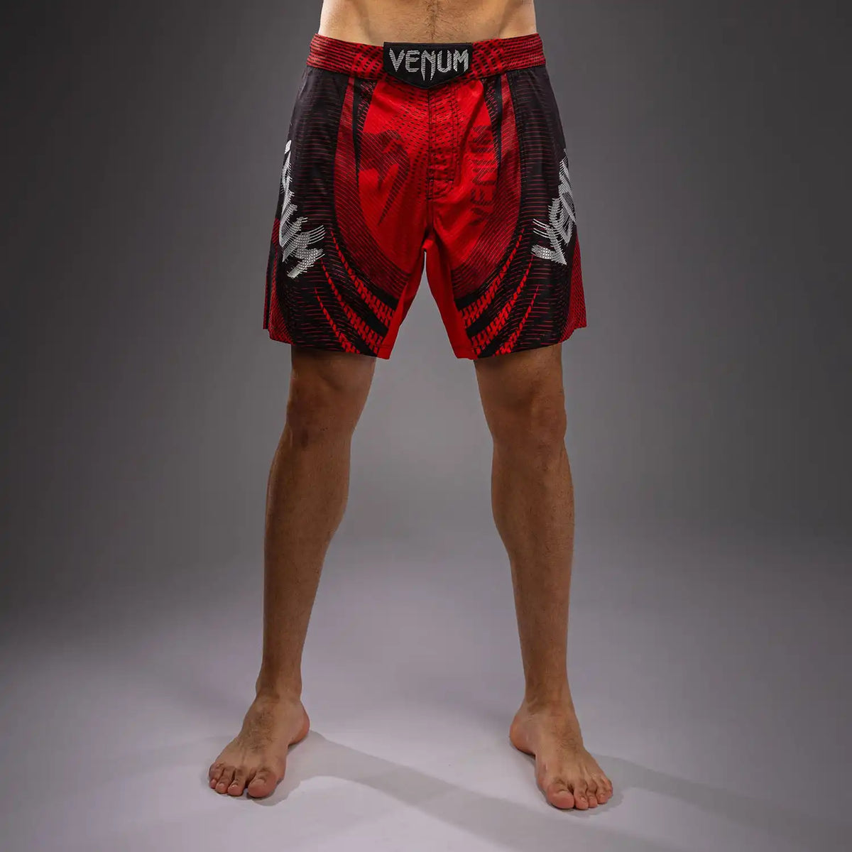Venum Galactic 3.0 Fight Shorts - Red/Silver