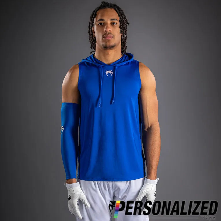 Venum Elite Personalized Sleeveless Dry-Tech Hoodie - Royal Blue