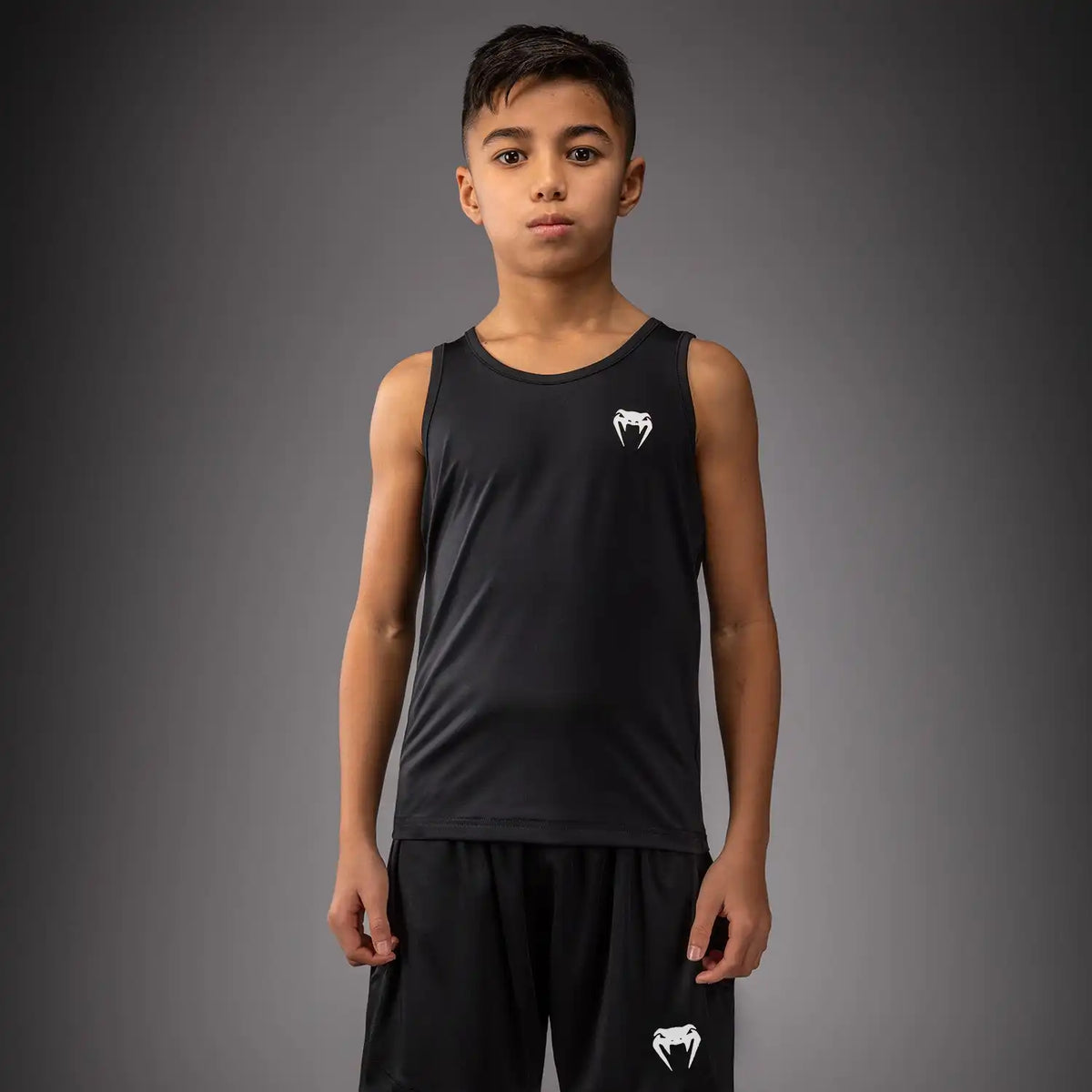 Venum Contender Youth Tank Top - Black/White