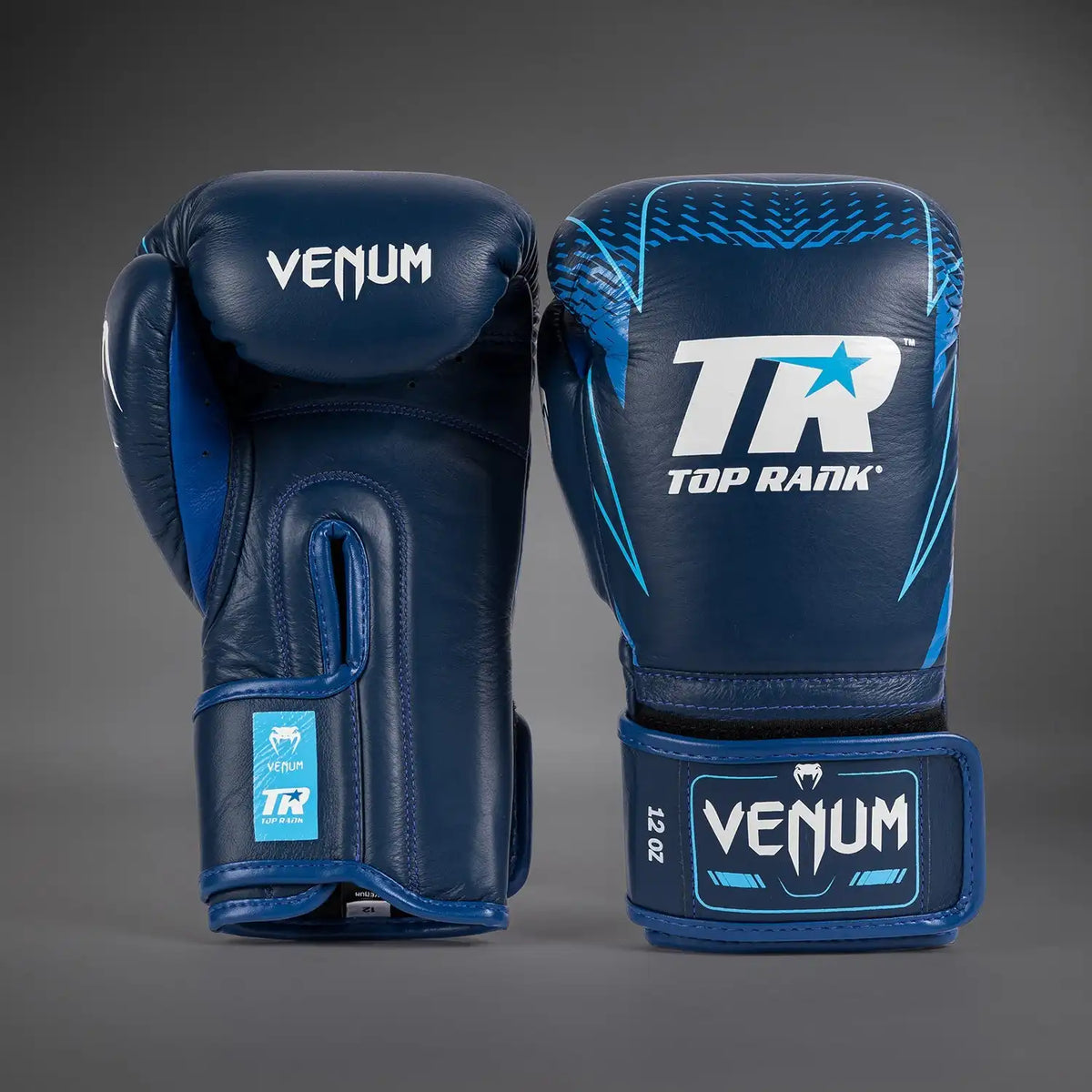 Venum x Top Rank Original Hammer Boxing Gloves - Navy Blue