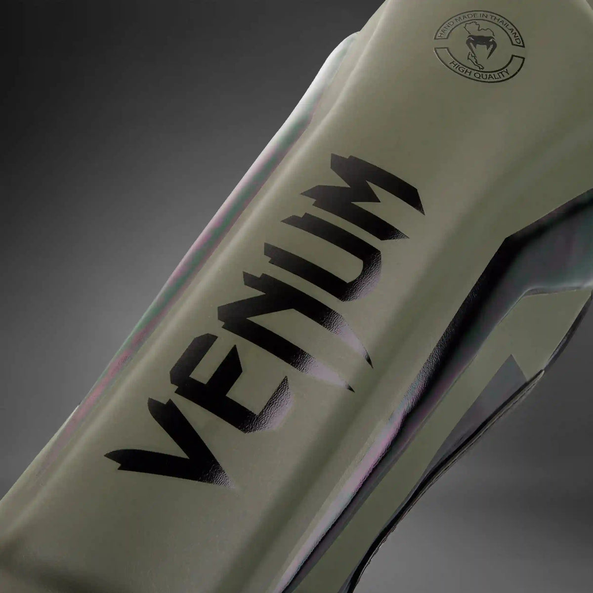 Venum Elite Standup Shin guards - Khaki/Black