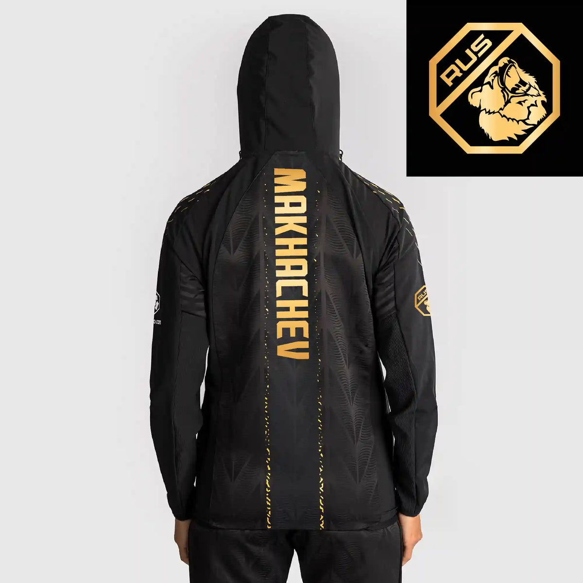 Women's UFC Zenith by Venum Champion Authentic Fight Night Walkout Hoodie personalized Makhachev